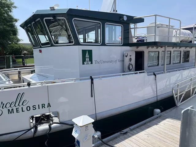 The UVM research vessel, Marcelle Melosira - SAM HARTNETT ©️ SEVEN DAYS