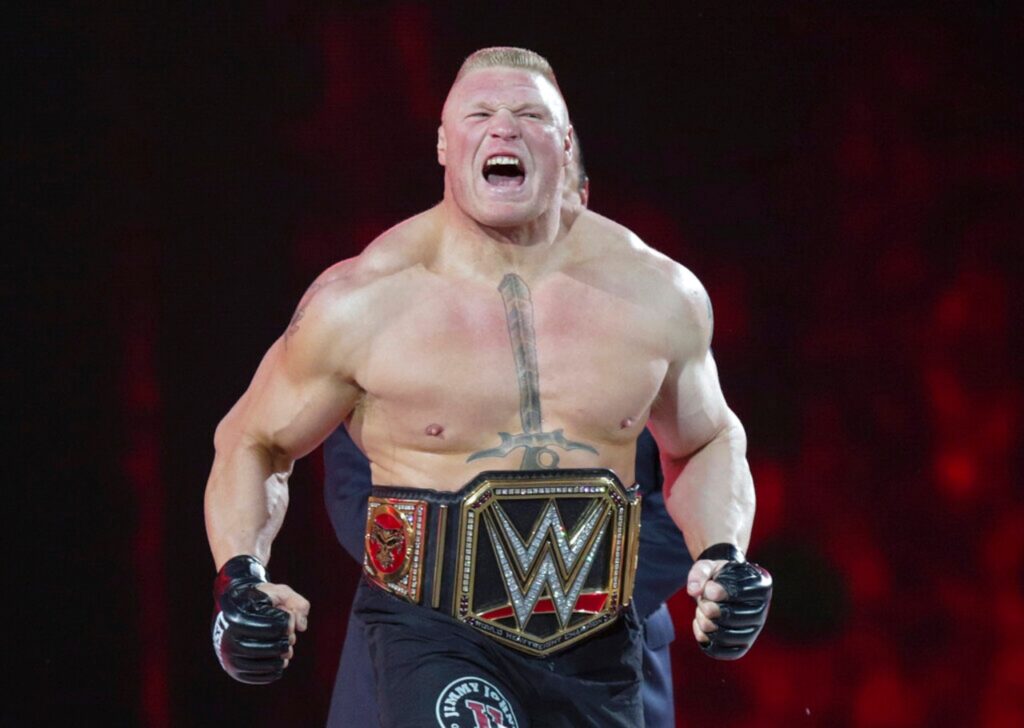 Brock Lesnar, former UFC, WWE champ, banned from professional wrestling: ‘He’s in so much trouble’