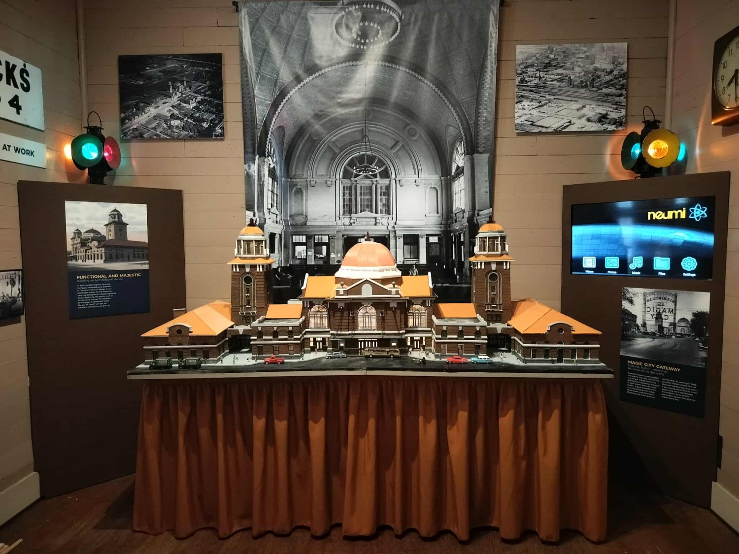 New Birmingham Terminal Station exhibit opening at Historic Leeds Depot, August 2 1 (Marvin Clemons)
