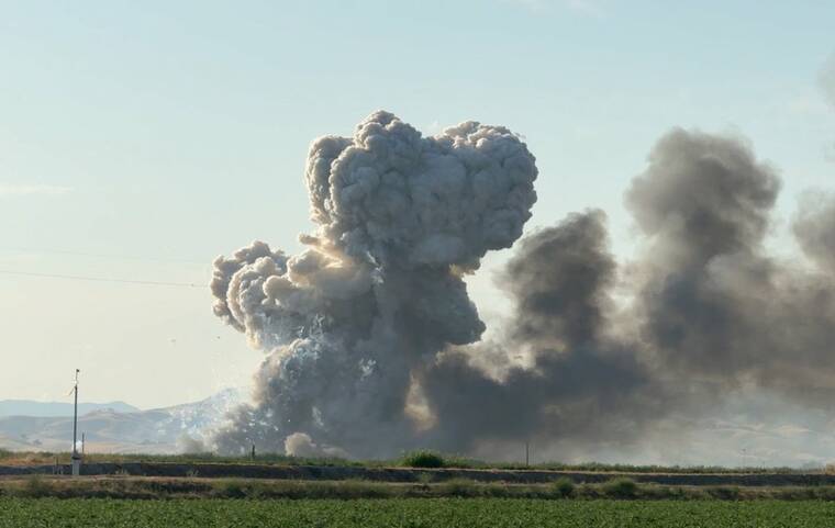 7 missing after fireworks warehouse explosions, fire in California
