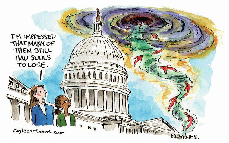 Editorial cartoon for Saturday, July 5, 2025