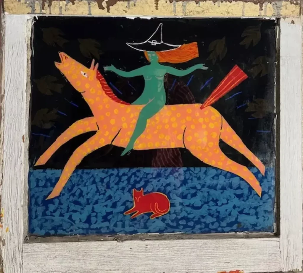 Jon Napoles brings his otherworldly ‘Horses That Fly’ to d.b.a. for an art show