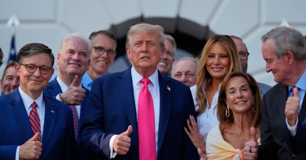 Just 1 in 4 US adults say Trump’s policies have helped them, a new AP-NORC poll finds