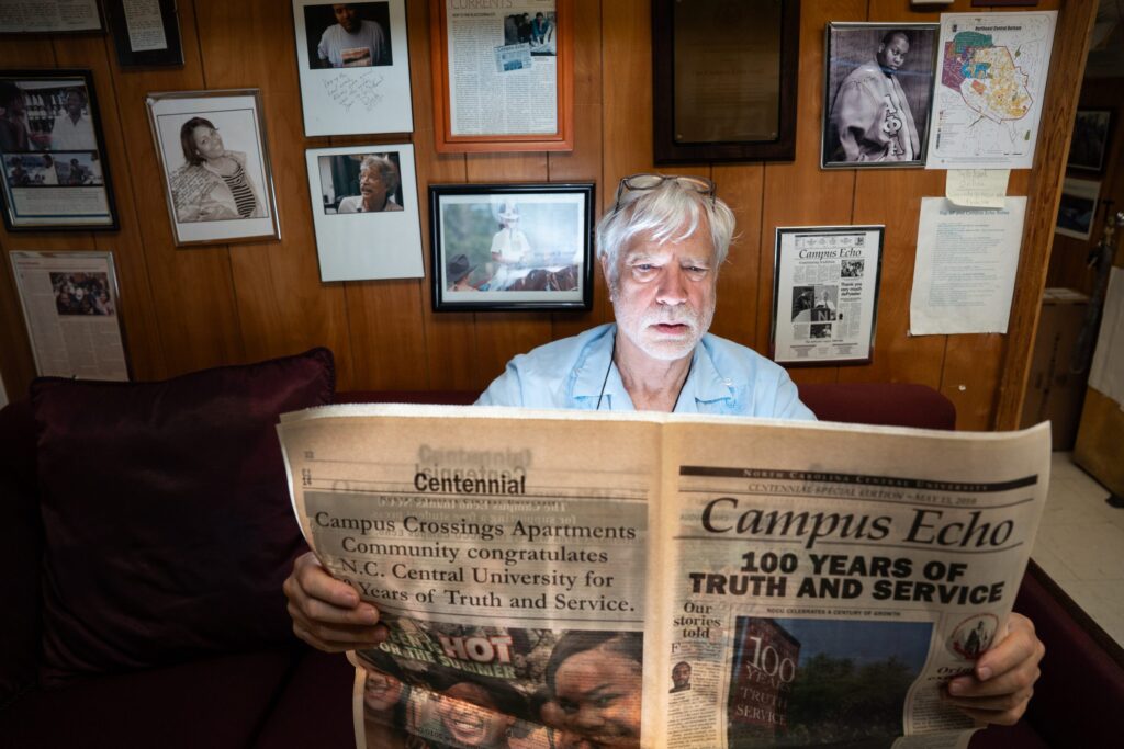 Bruce dePyssler, Who Led NCCU’s Campus Echo for 26 Years, Retires