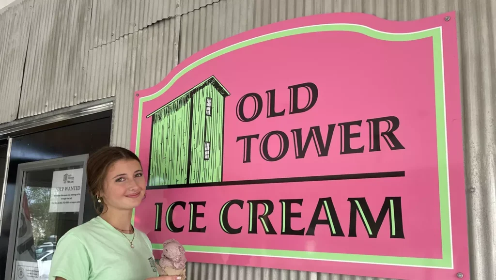 Old Tower Ice Cream Opened in Jeffersonville by Fruit Farmer