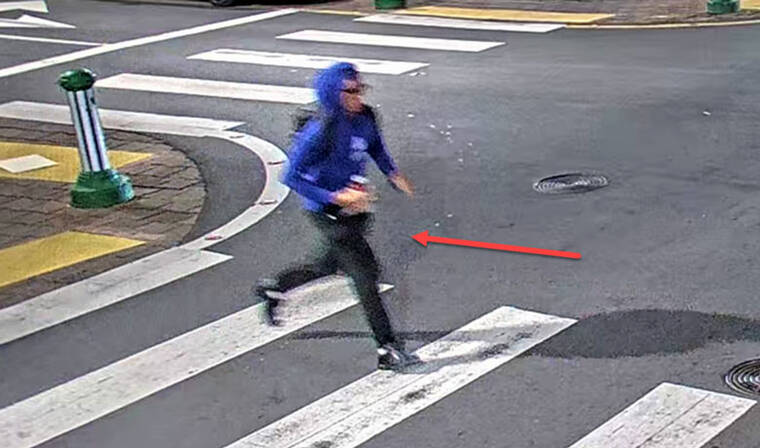 COURTESY HPD
Surveillance image of the suspect.