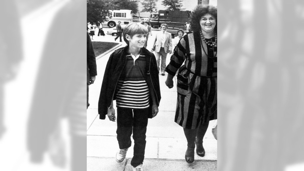 August 26, AIDS patient begins school via phone hook-up