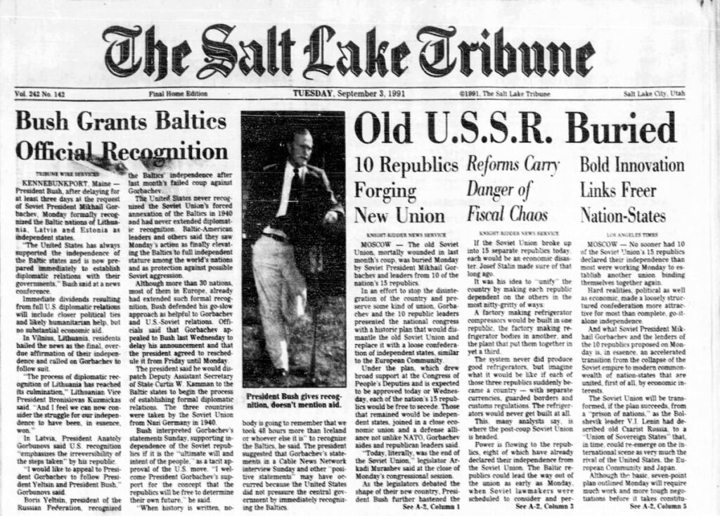 Thinking of the current moment in the U.S., the Soviet Union comes to mind