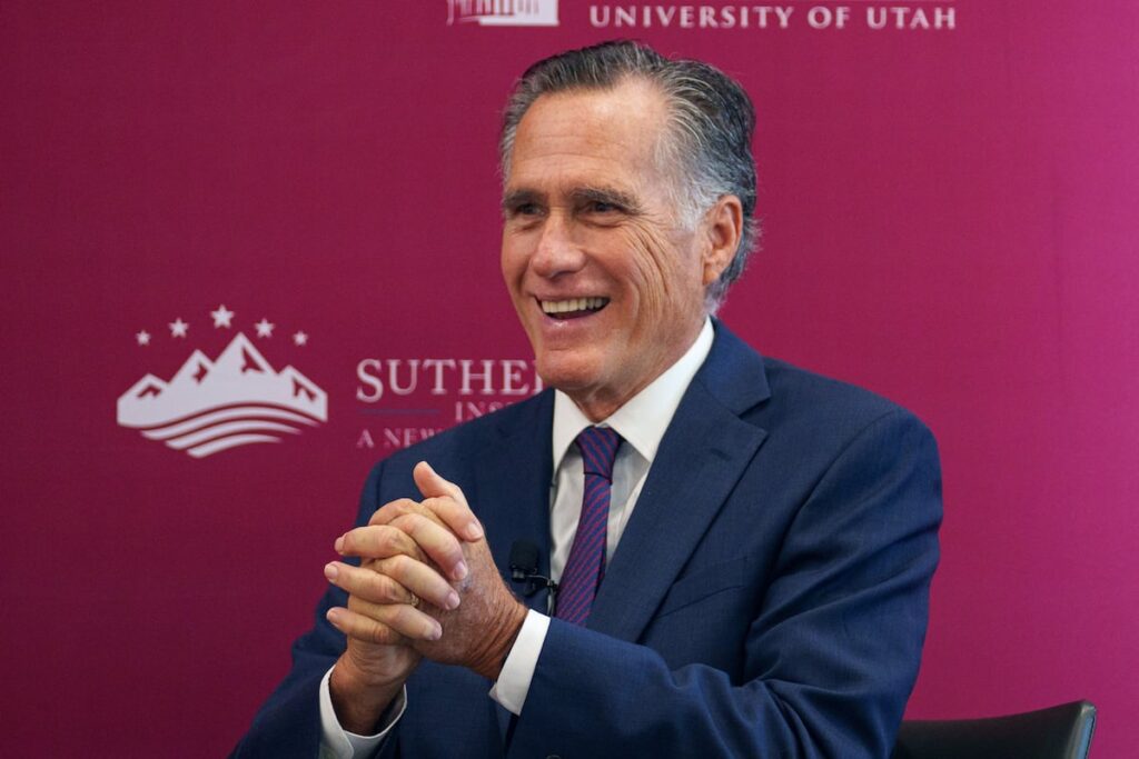 0’ — Former Sen. Mitt Romney, a well-known Latter-day Saint, misreads Tribune humor column.