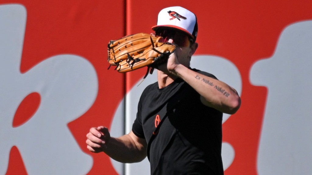 Who is Orioles outfielder Dylan Beavers? A tattoo on his arm helps explain.