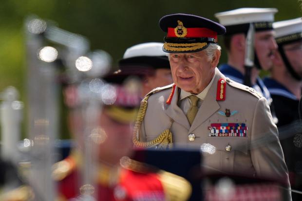 Britain’s King Charles III, Patron of the Royal British Legion,...