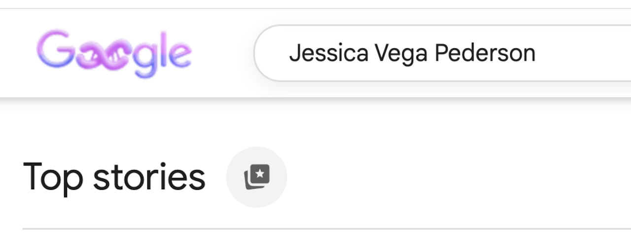Preferred sources icon next to Google's Top stories