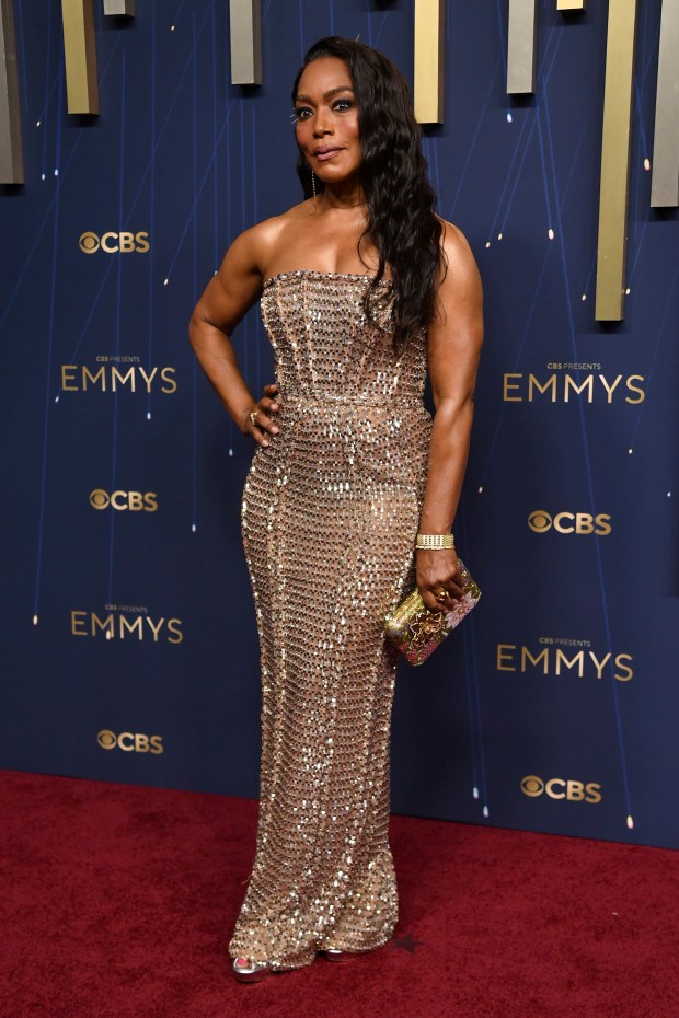 Angela Bassett arrives at the 77th Primetime Emmy Awards on...