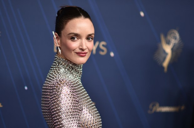 Charlotte Le Bon arrives at the 77th Primetime Emmy Awards...