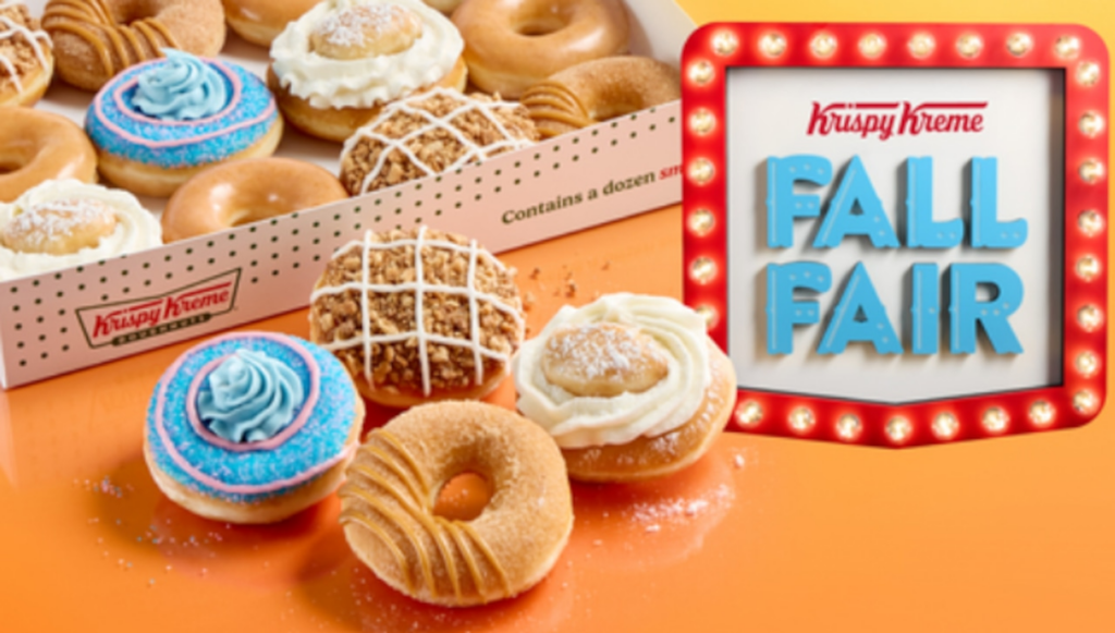 Krispy Kreme releases new doughnuts for fall