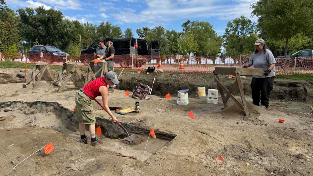 An Archaeological Dig Uncovers Native American Artifacts