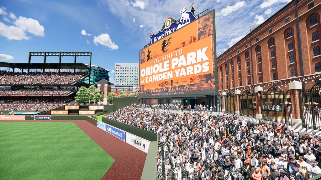 New social patio and giant videoboard coming to Oriole Park in 2026
