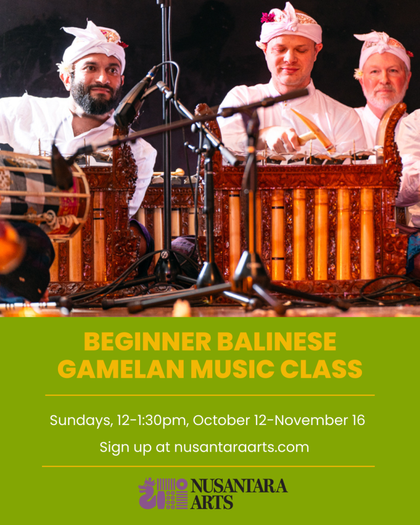 Intro to Balinese Gamelan with Tom Torrisi!