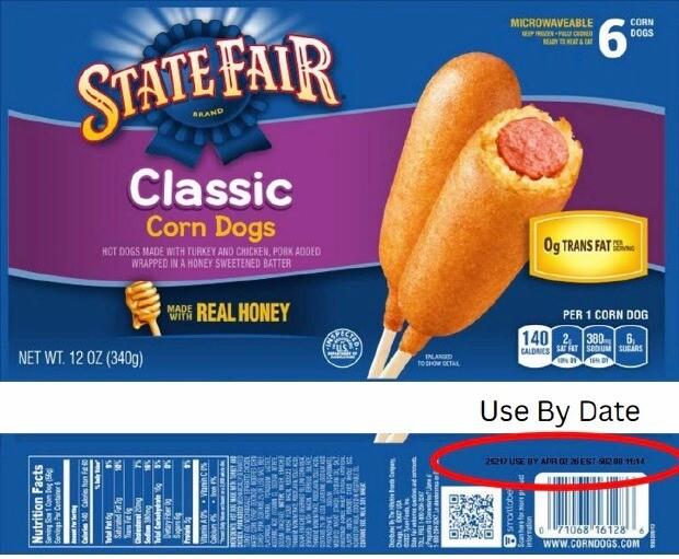 58M pounds of corn dogs and sausage-on-a-stick products recalled because wood pieces may be inside