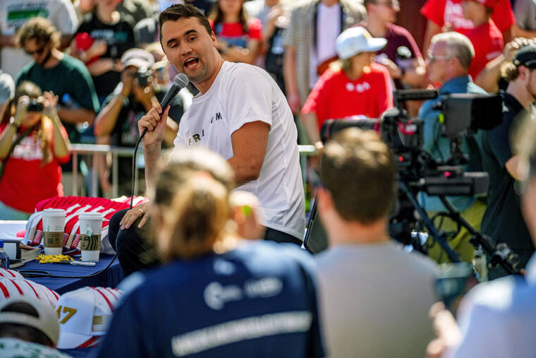 Conservative commentator Charlie Kirk shot at Utah event