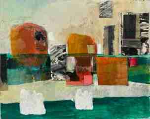 Discern, Fragment, Rebuild mixed media collages by Dana Hatchett | 9/23/2025 - 11/16/2025