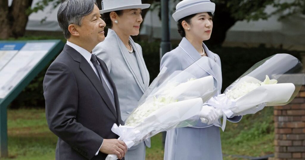 Japan’s emperor and his family mourn Nagasaki atomic bomb victims, marking 80 years since tragedy
