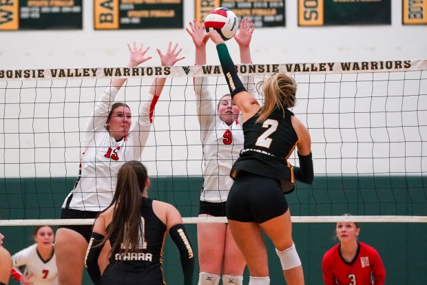 Naperville Central's Ashlyn Jurcich and Caroline Impey