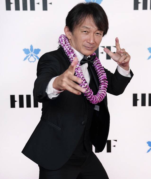 STHANLEE B. MIRADOR/HIFF/SIPA USA
                                International film industry veteran director/actor/fight choreographer Kenji Tanigaki received the HIFF45 Maverick Award at the 45th Hawaii International Film Festival.