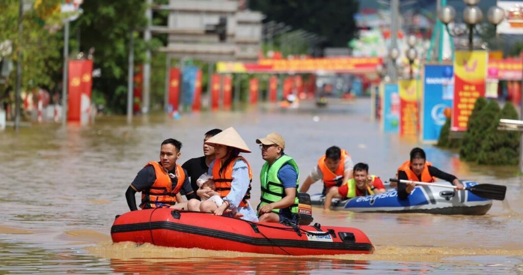 Torrential rains cause deadly flooding in northern Vietnam
