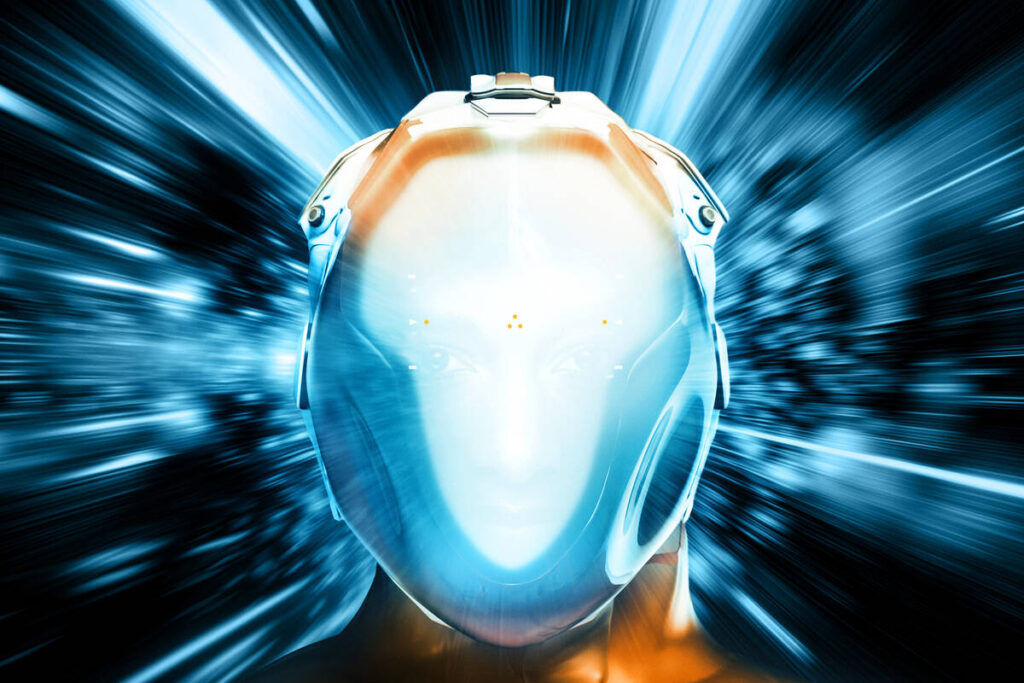 A "selfie" of the in-VR player of Interstellar Arc. (R&R Partners)