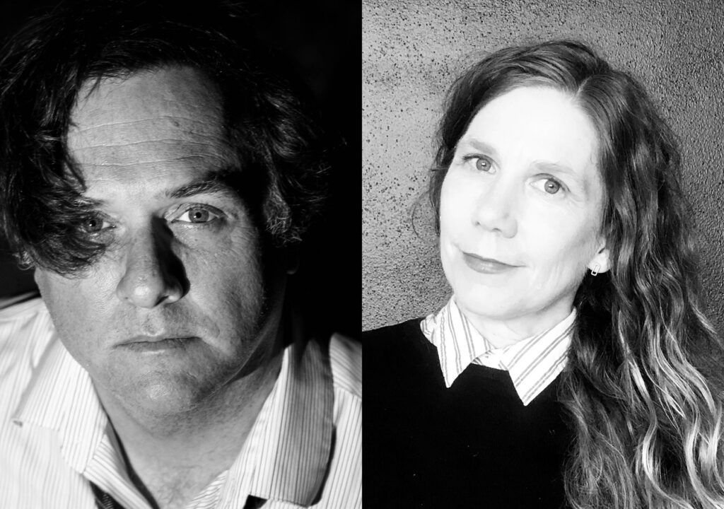 Shane Hinton and Teresa Carmody read at Burrow Press event at Bynx