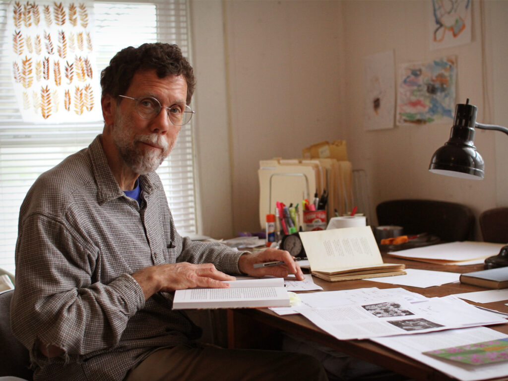 Allan Troxler at his desk. Photo by Annie Elizabeth Culbertson-Jolly Segrest.