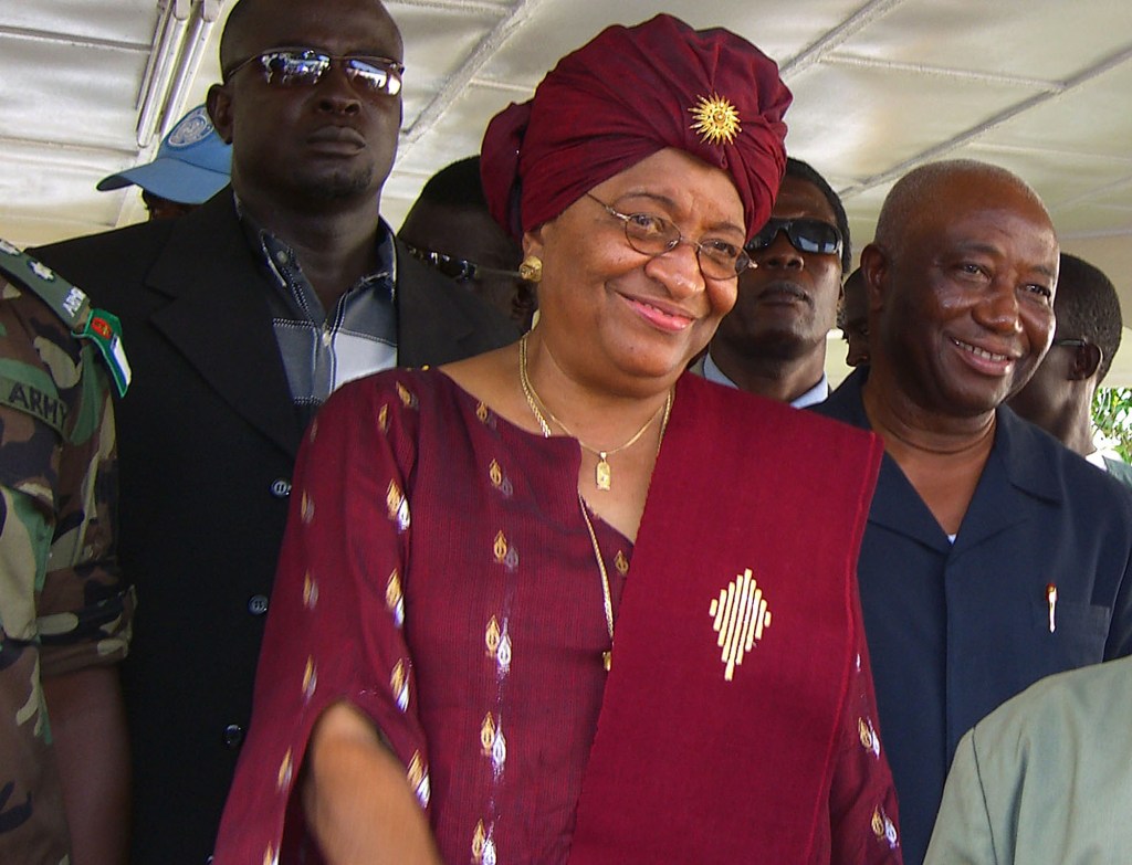 November 23, Liberia elects its first woman president