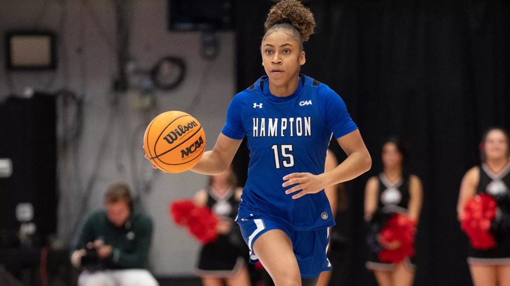 Hampton WBB beats Delaware State behind transfer Kiarra McElrath