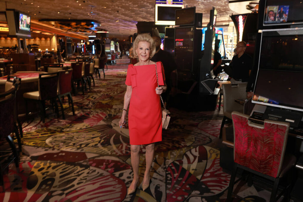 Elaine Wynn, who with her husband Steve Wynn developed The Mirage, takes one final stroll aroun ...