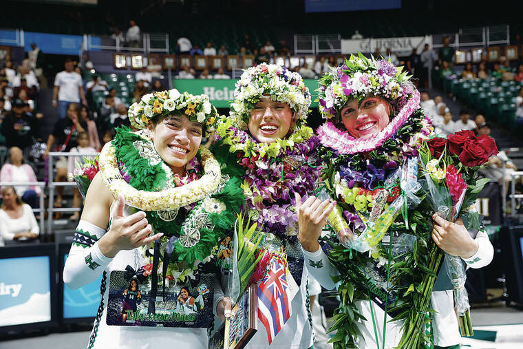 Rainbow Wahine’s season ends with senior night loss