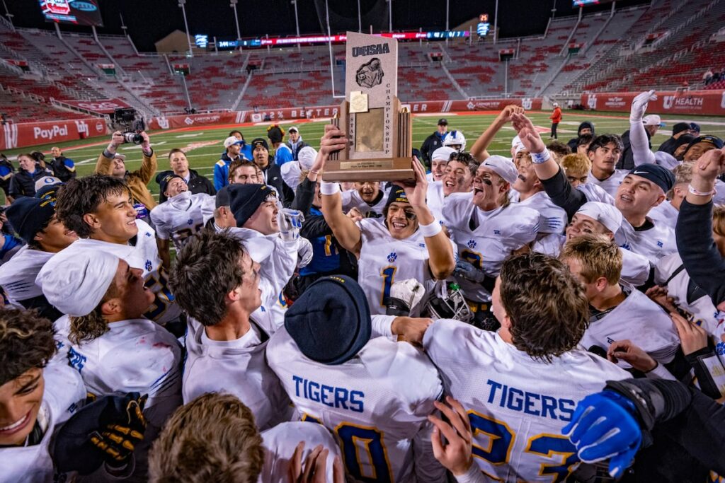 Utah foootball commit Aisa Galea’i powers Orem to 42-7 win, 5A state championship