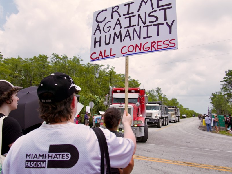 ‘Copy of Guantánamo’: Human rights group alleges torture at ‘Alligator Alcatraz’