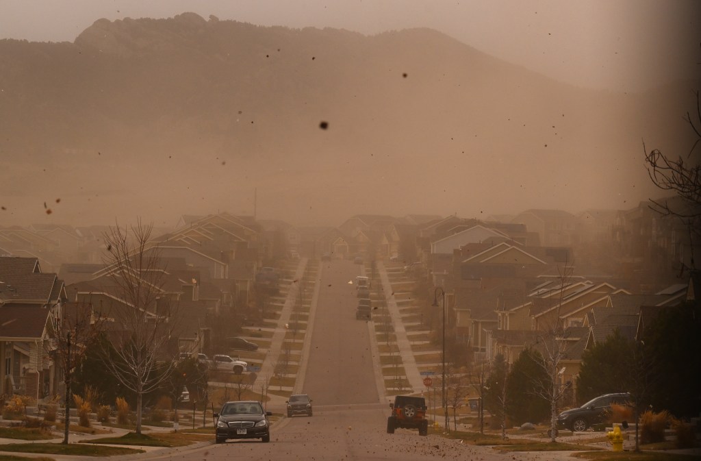 Powerful windstorm tears across Colorado's Front Range