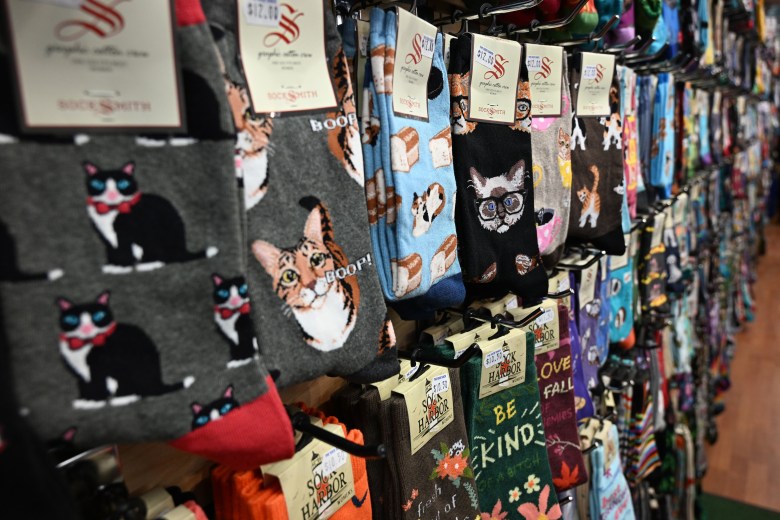 Holiday shoppers flock to Portland’s Sock Shack