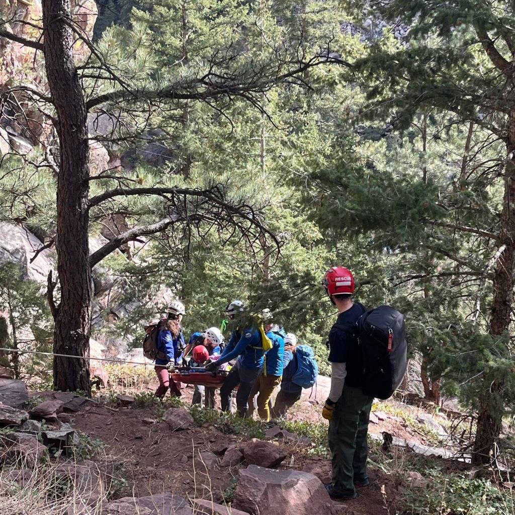 Climber rescued at Eldorado Canyon State Park in Boulder County