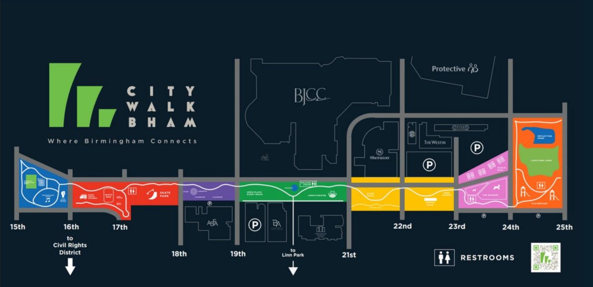4 ways to donate in Birmingham (at 1 easy location!) 2 citywalk map