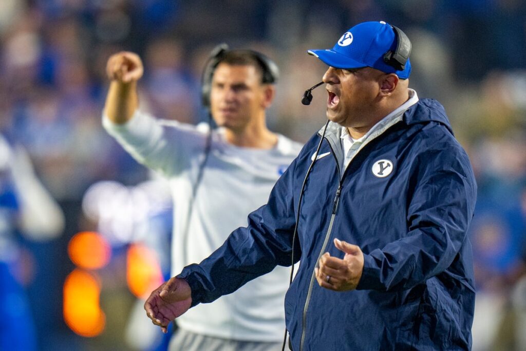 Penn State rumors follow Kalani Sitake into Big 12 title week