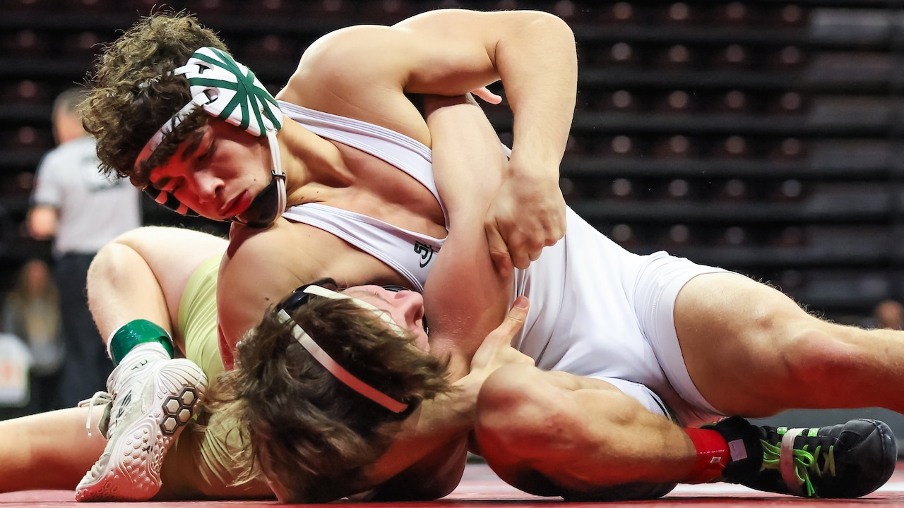 2025 NJSIAA Wrestling: Non-Public A Final, St. Joseph (Mont.) vs Delbarton, Feb 16, 2025.
