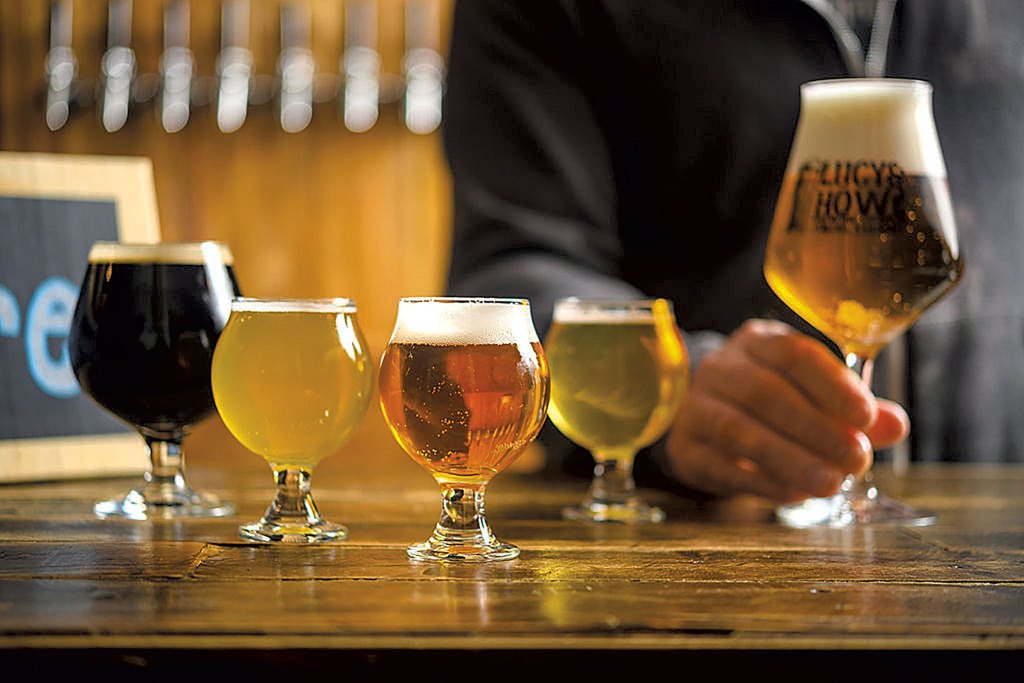 Beers at Lucy & Howe Brewing