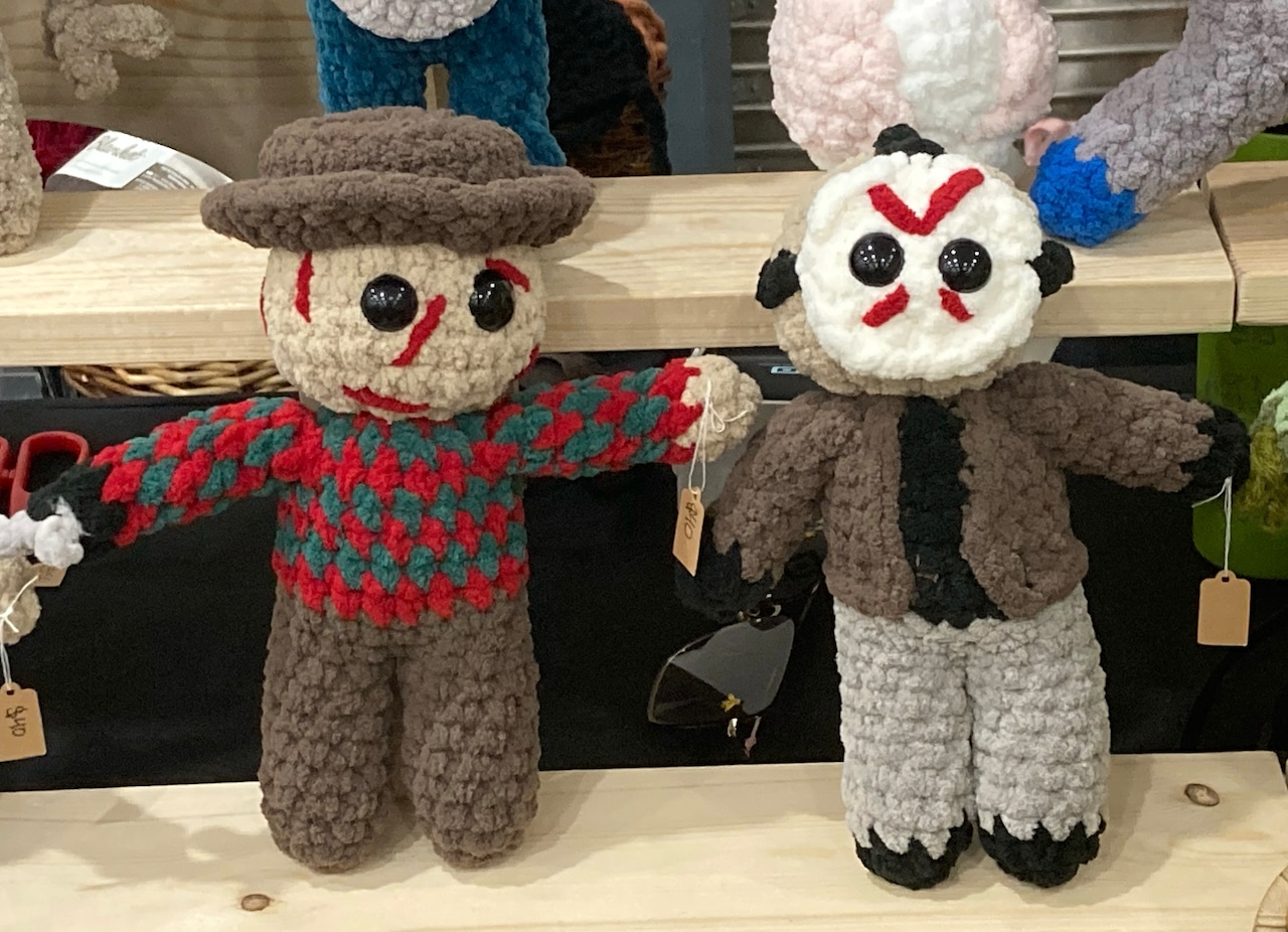 Freddy Krueger and Jason dolls