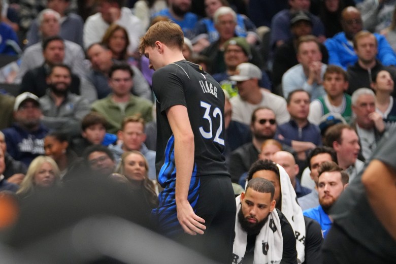 Cooper Flagg sprains his ankle in Mavericks loss