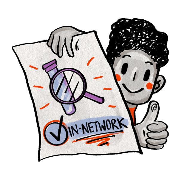 Try to get your lab work done in-network. (KFF Health News/TNS)