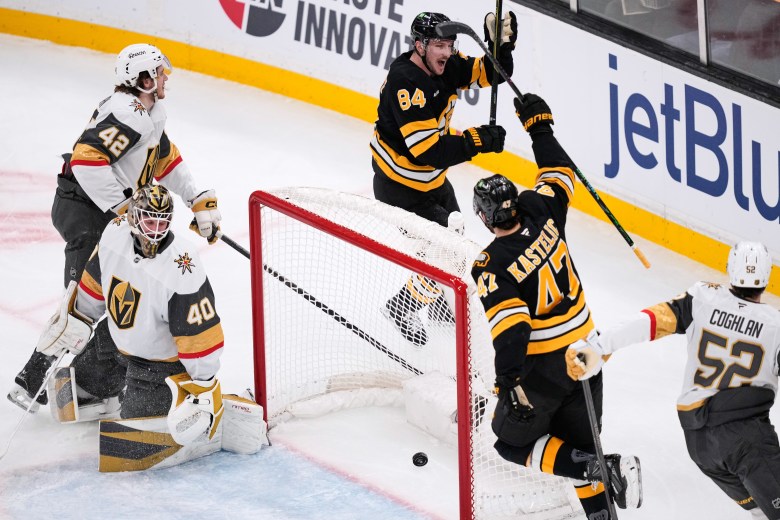 Bruins start fast, beat Golden Knights