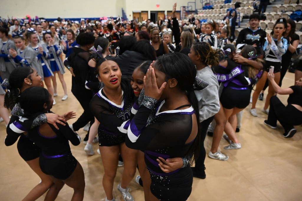 Meade cheerleading captures first winter county title
